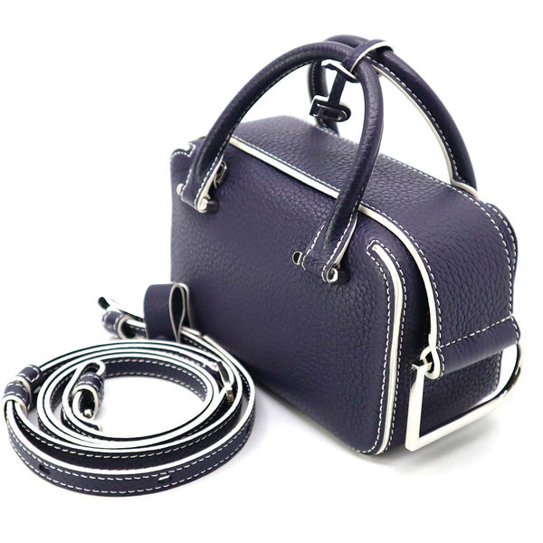 未使用 デルボー Delvaux クールボックス ナノ Cool Box Nano 2way ハンドバッグ 23k84-2