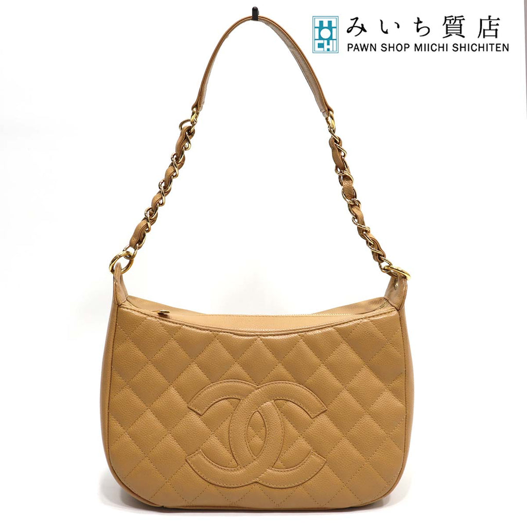 シャネル CHANEL マトラッセ キャビアスキン ワンショルダーショルダー ...