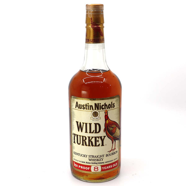 未開栓 お酒 ウィスキー ワイルドターキー 8年  木箱付 1000ml 50.5％ WILD TURKEY 23k392-42