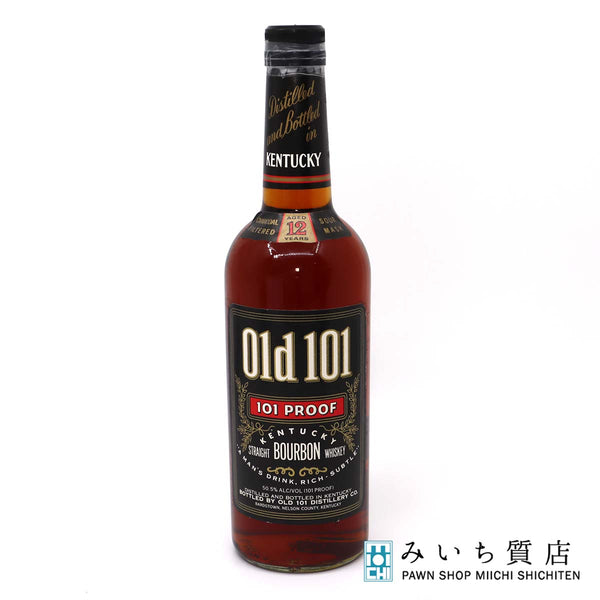 お酒 未開栓 ウィスキー オールド 101 ケンタッキー 12年 ストレート バーボン 750ml 50.5% 23k353-30