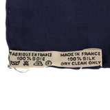 エルメス HERMES カレ90 Poste et Cavalerie サーベル飾袋 スカーフ 青 ブルー M1021